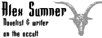 Alex Sumner, novelist & writer on the occult