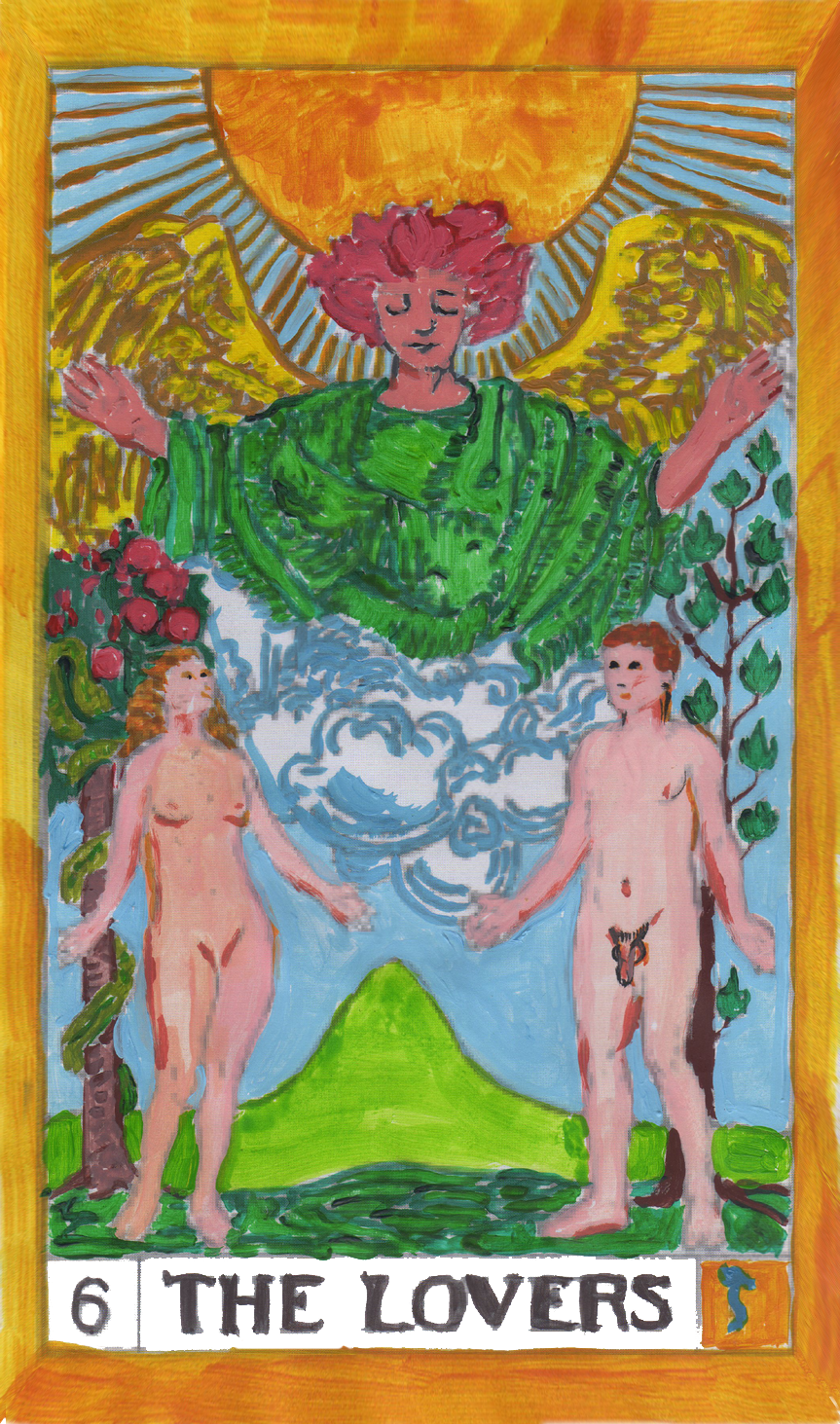 6 The Lovers, painted by Alex Sumner © 2014