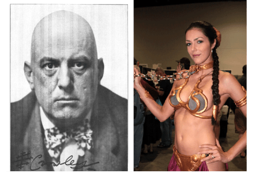 Aleister Crowley  and Adrianne Curry